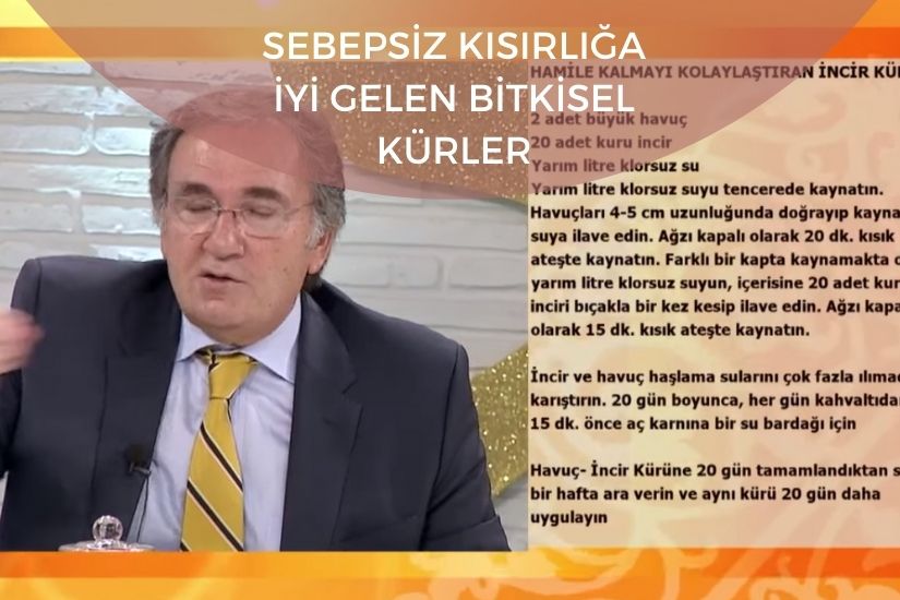 Sebepsiz Kısırlığa İyi Gelen Bitkisel Kürler